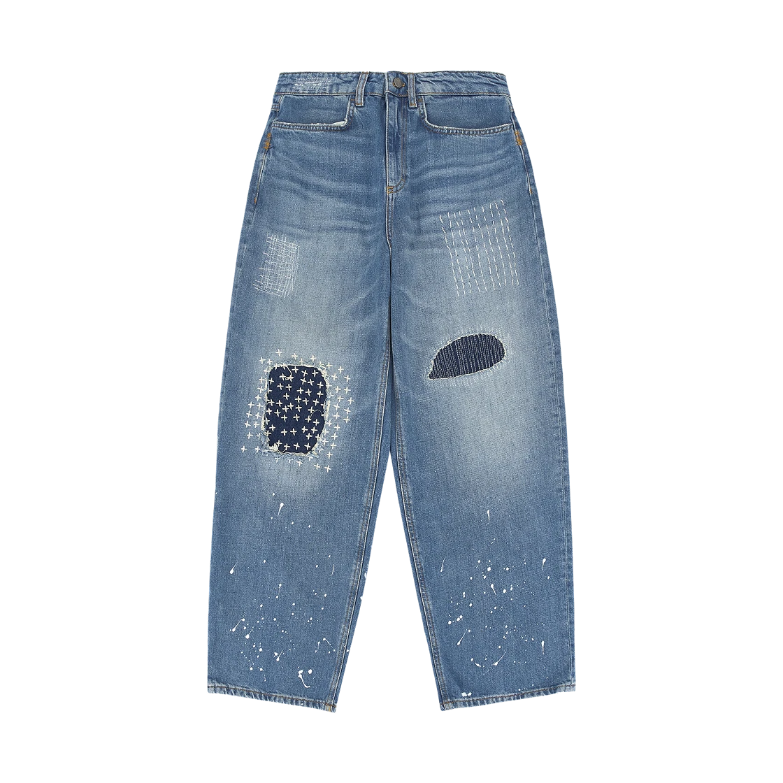 Zara Zara x Ader Error Patchwork Jeans Blue · 32