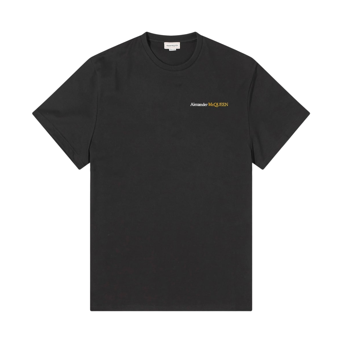 알렉산더 맥퀸 로고 티셔츠 블랙(Alexander McQueen Logo T-Shirt Black)