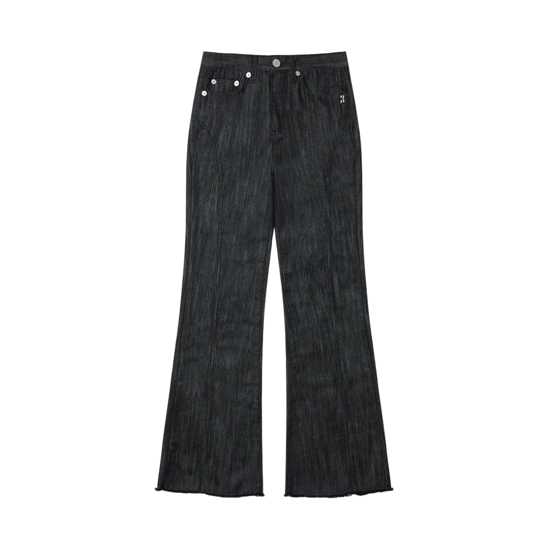 포스333 플레어 핏 데님 팬츠 블랙(PHOS333 W Flare Fit Denim Pants Black)