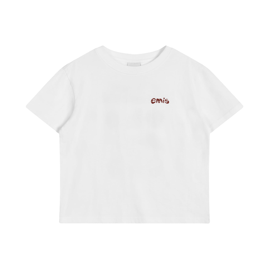 (W) 이미스 코스탈 베이비 티셔츠 화이트((W) Emis Coastal Baby T-Shirt White)