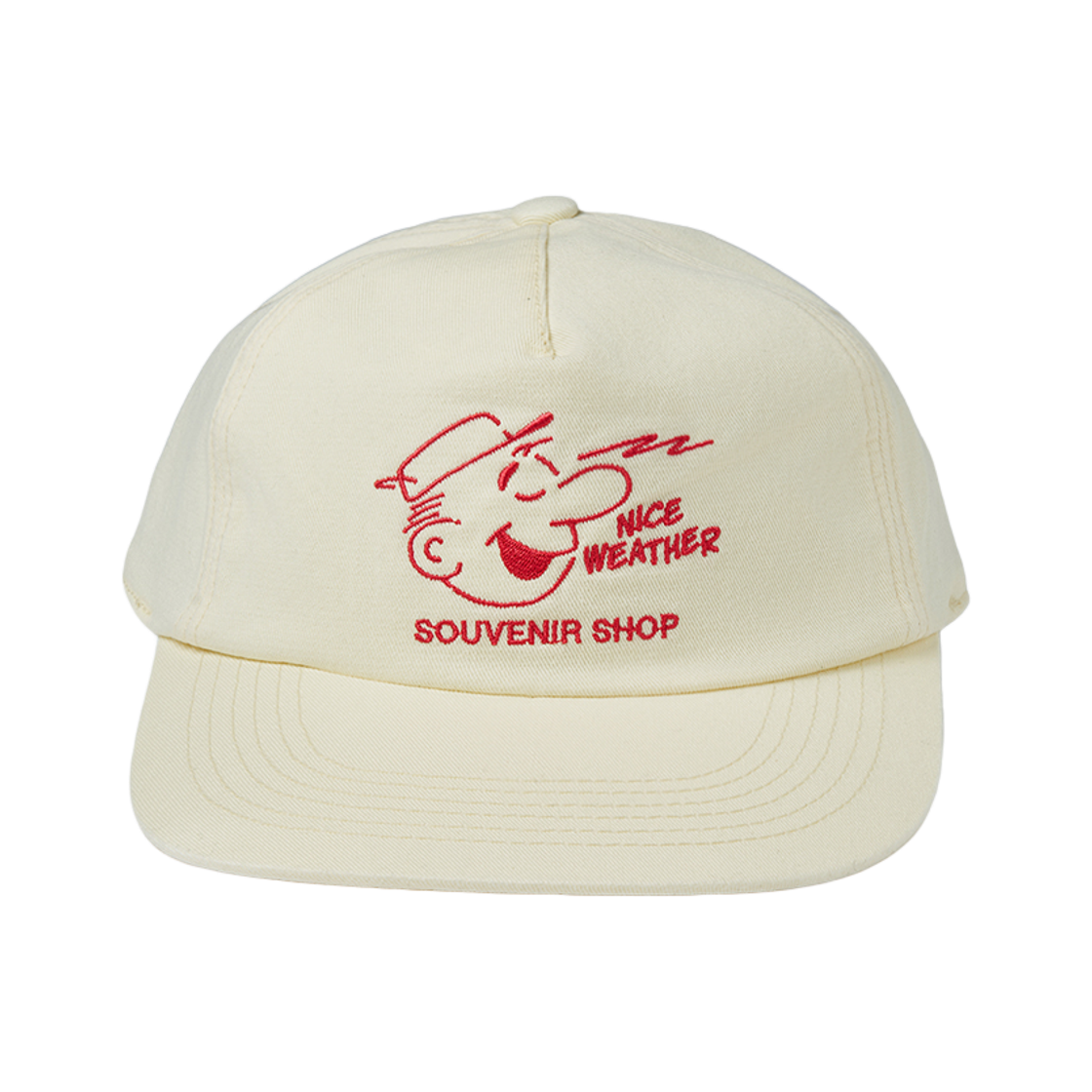 S39025_copy_copy_copy_copy Nice Weather Apparel Souvenir Guy 5P Cap Cream