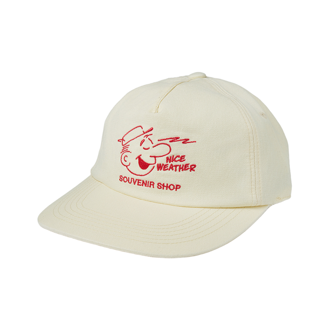 나이스웨더 어패럴 수베니어 가이 5P 캡 크림(Nice Weather Apparel Souvenir Guy 5P Cap Cream) - 2