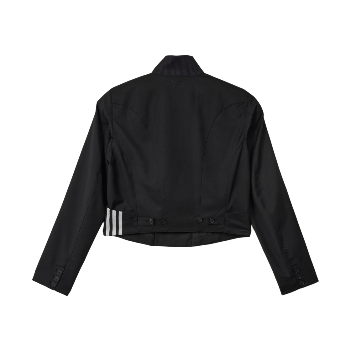 (W) Y-3 리파인드 울 블루종 블랙((W) Y-3 Refined Wool Blouson Black) - 2