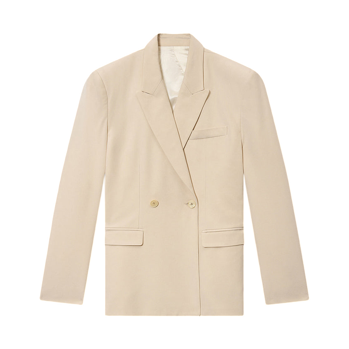 VE0621FB-D1F02I-23EC (W) Isabel Marant Calie Silk Crepe Jacket Ecru - 26SS