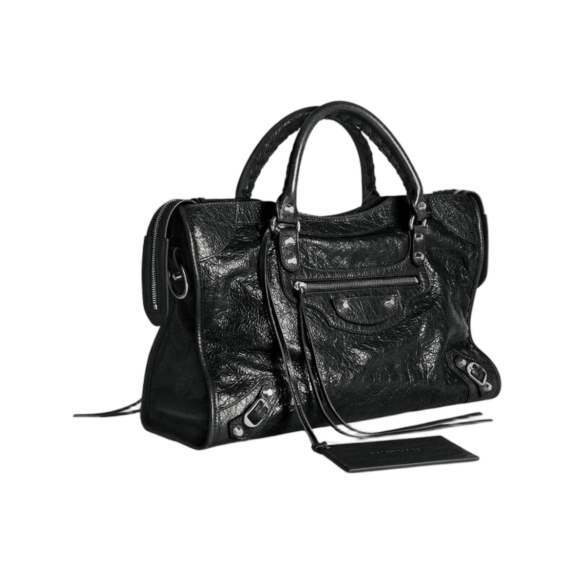 발렌시아가 르 시티 백 미디움 블랙(Balenciaga Le City Bag Medium In Black) - 2
