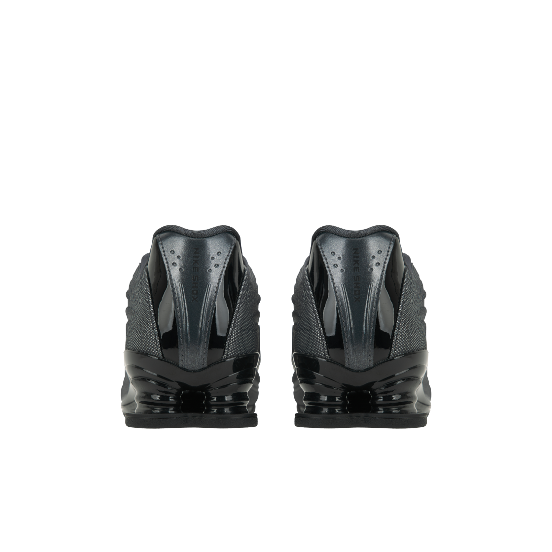 (W) 나이키 x 네이키드 샥스 Z 메탈릭 헤마타이트 블랙((W) Nike x Naked Shox Z Metallic Hematite Black) - 6