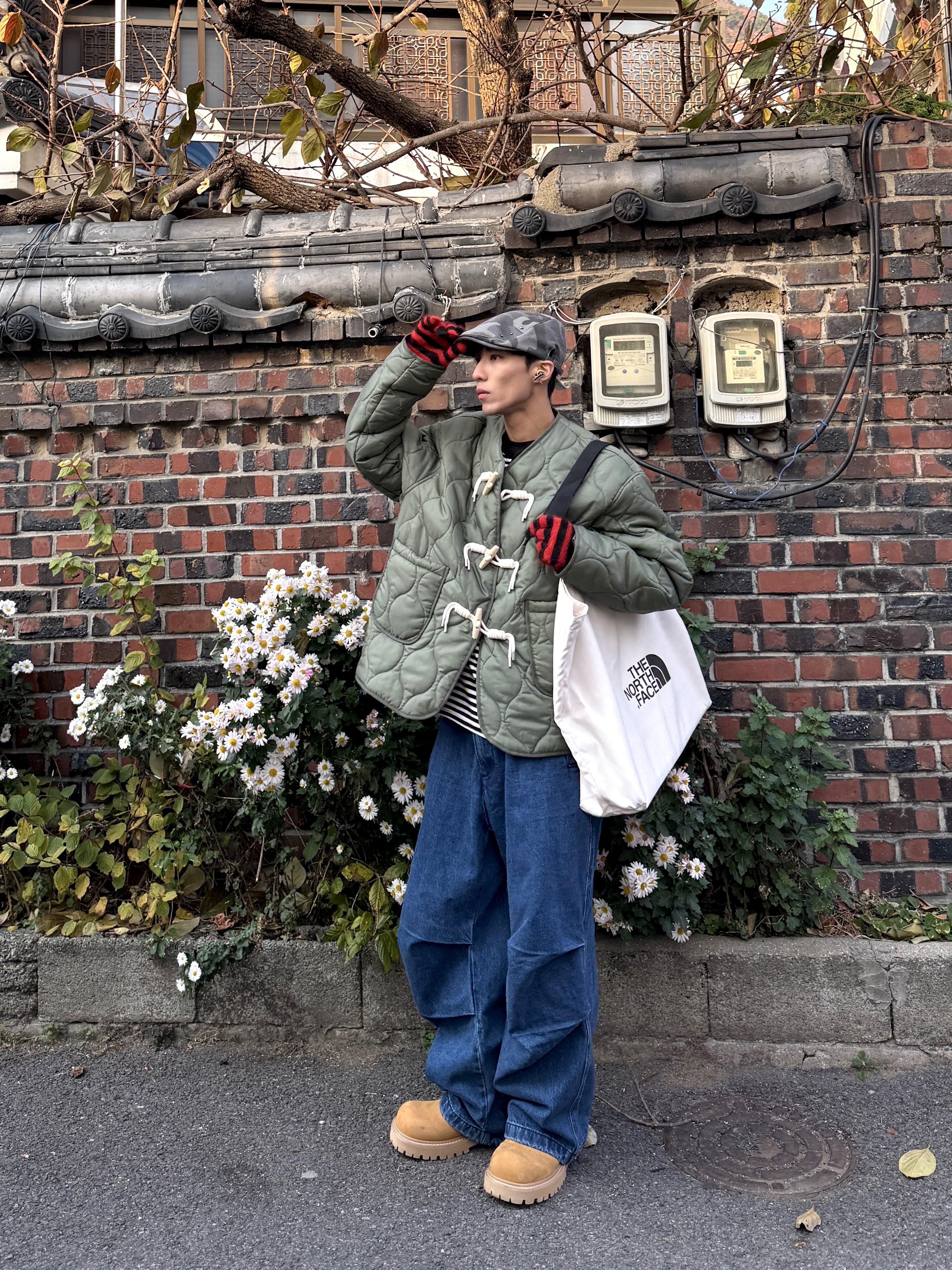 Timberland Premium 6 inch Waterproof Boot Wheat Nubuck - Wide 착용 스타일 - 1