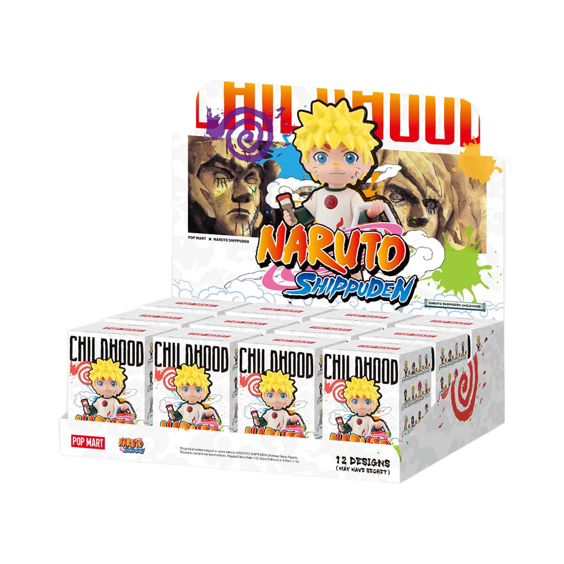 - Pop Mart Naruto Shippuden Childhood Series Figures Sealed Case (12 Blind Boxes)