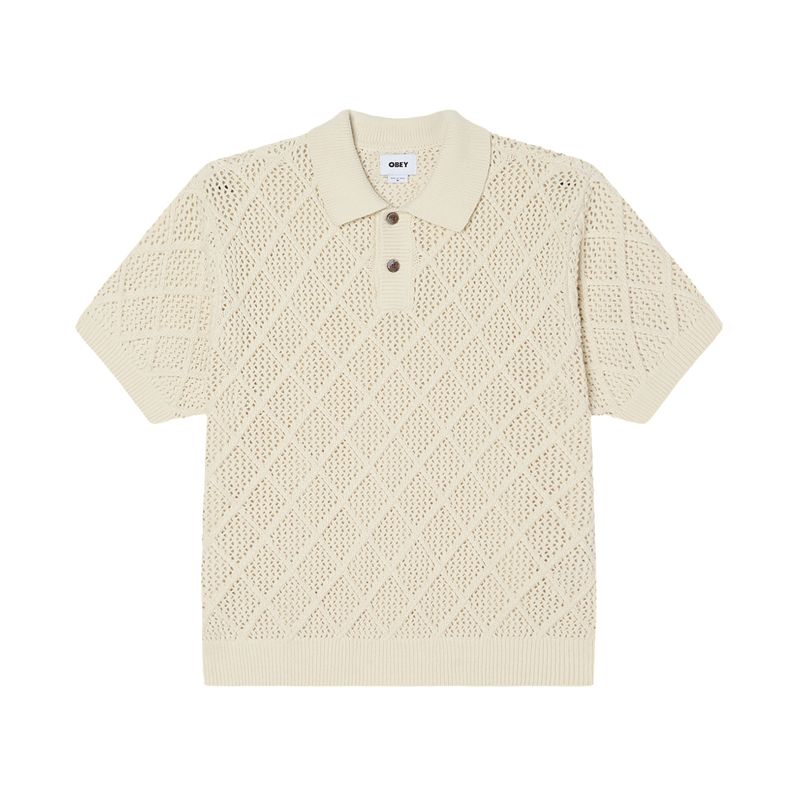 151000121 Obey ERYK Polo Birch