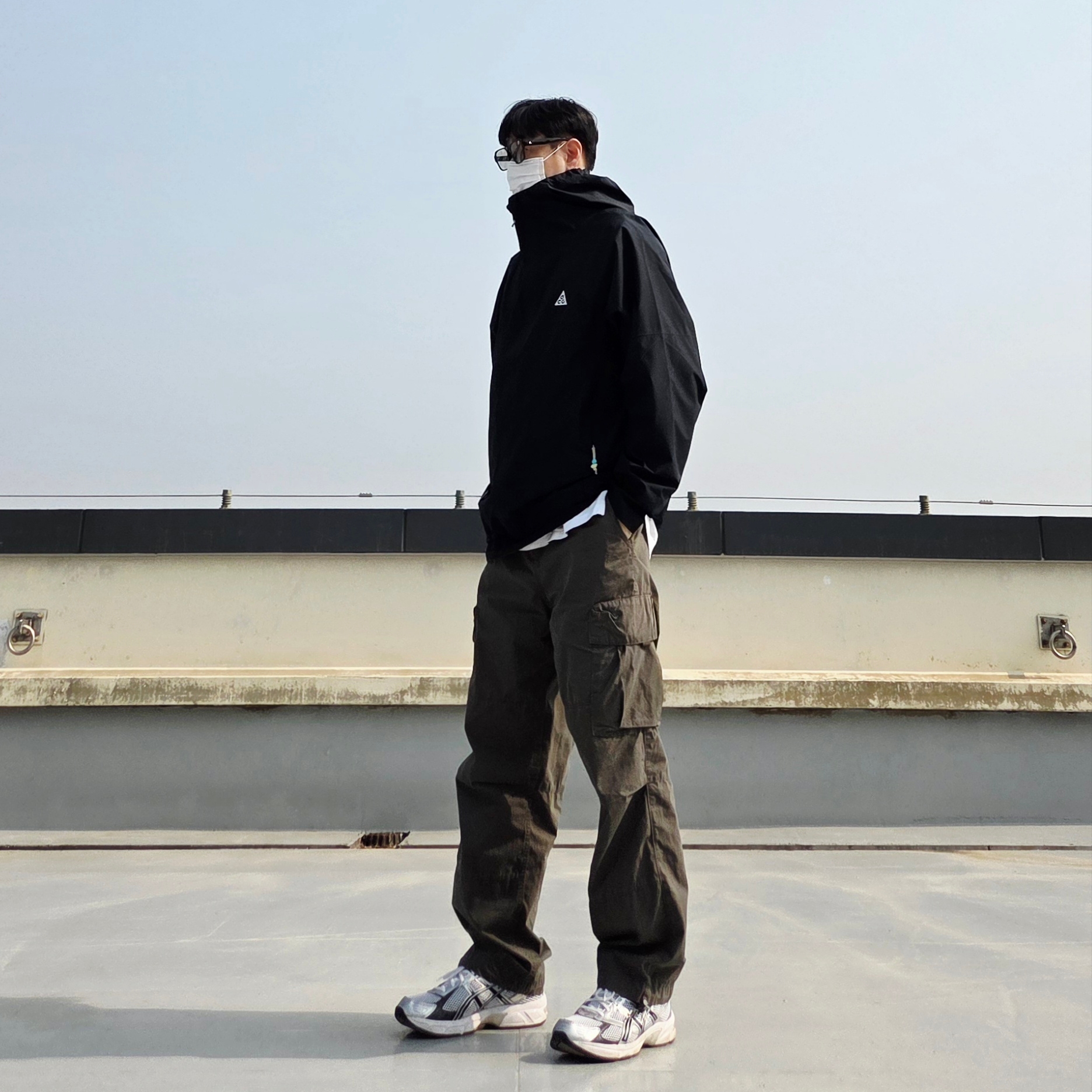 Nike ACG Storm-Fit ADV Cascade Rains Full Zip Jacket Black - Asia, Asics Gel-1130 White Black ์ฐฉ์ฉ ์คํ์ผ - 2