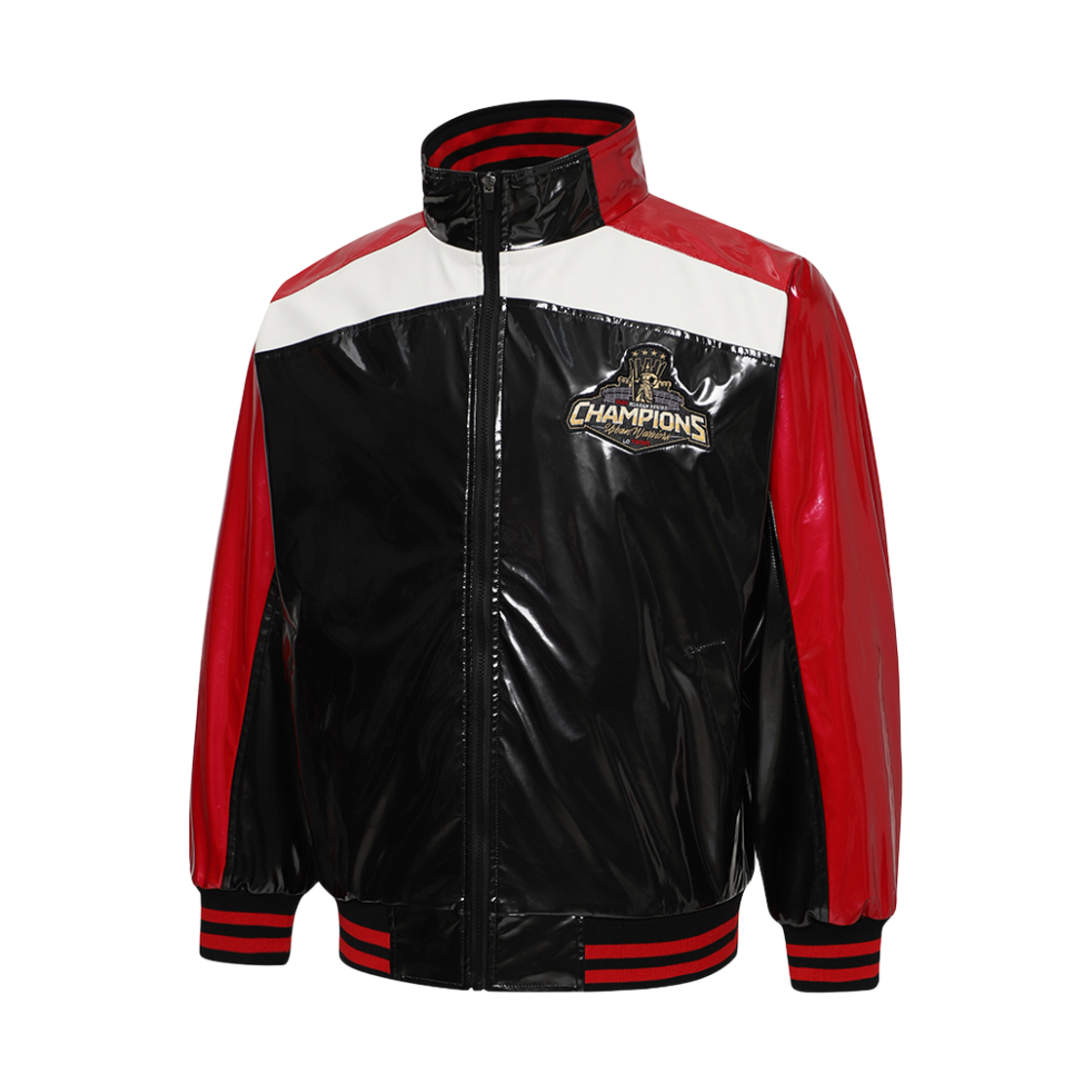 엘지 트윈스 컬렉션 2025 CHAMPIONS 유광점퍼(LG TWINS Collection 2025 CHAMPIONS Glossy Jumper)