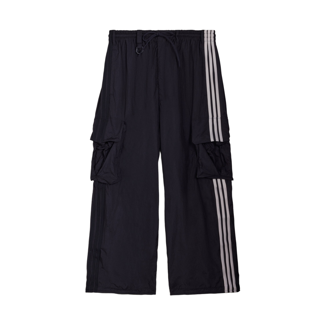 Y-3 나일론 와이어드 3-스트라이프 카고 팬츠 블랙(Y-3 Nylon Wired 3-Stripes Cargo Pants Black) - 1