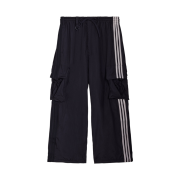 Y-3 Nylon Wired 3-Stripes Cargo Pants Black
