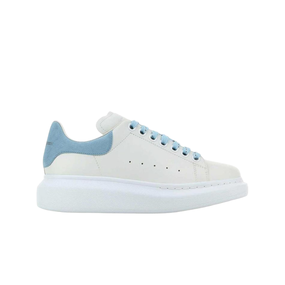 (W) 알렉산더 맥퀸 오버사이즈 스니커즈 화이트 파우더 블루((W) Alexander McQueen Oversized Sneakers White Powder Blue)