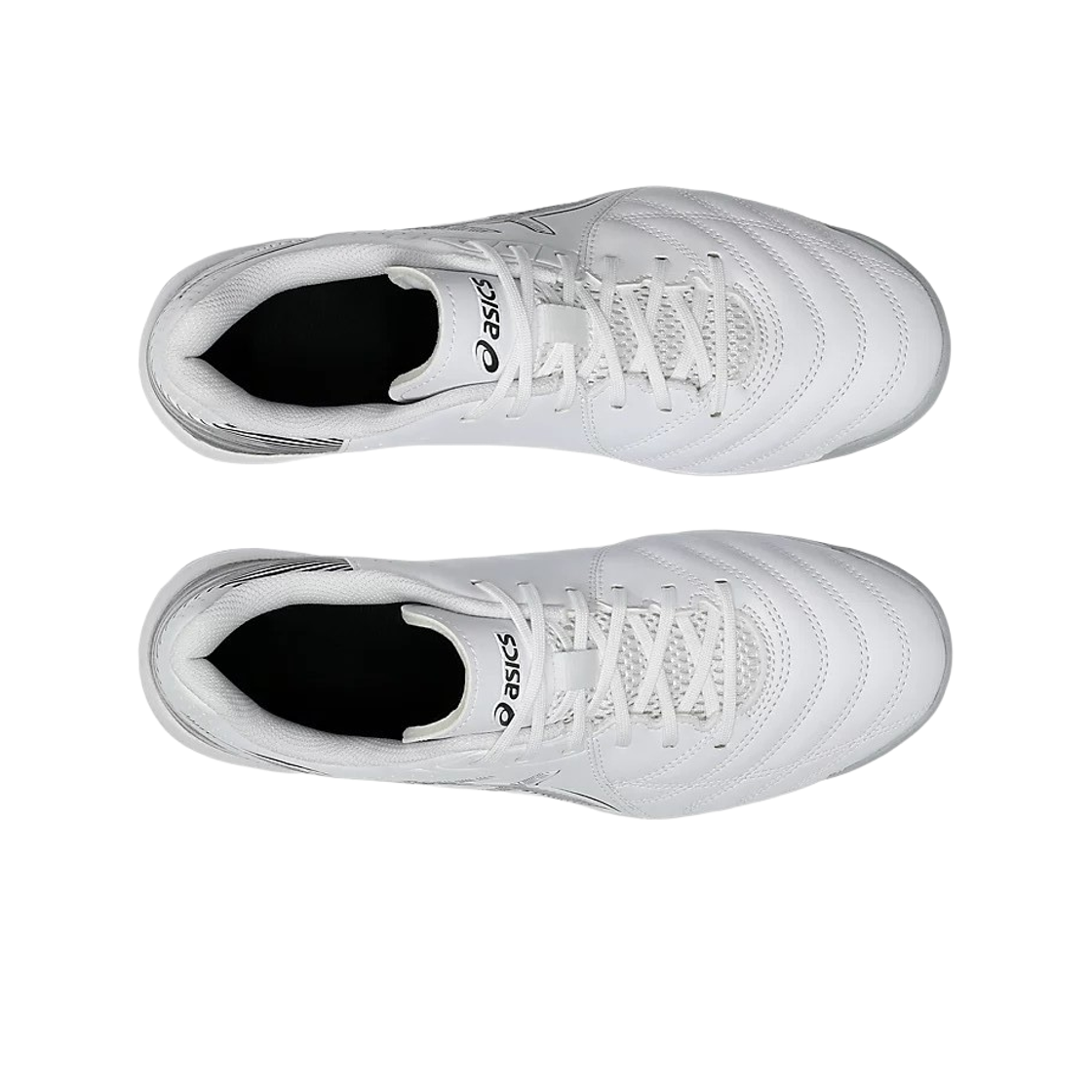 아식스 칼체토 WD 9 TF 화이트 건메탈 - 2E 와이드(Asics Calcetto WD 9 TF White Gunmetal - 2E Wide) - 2