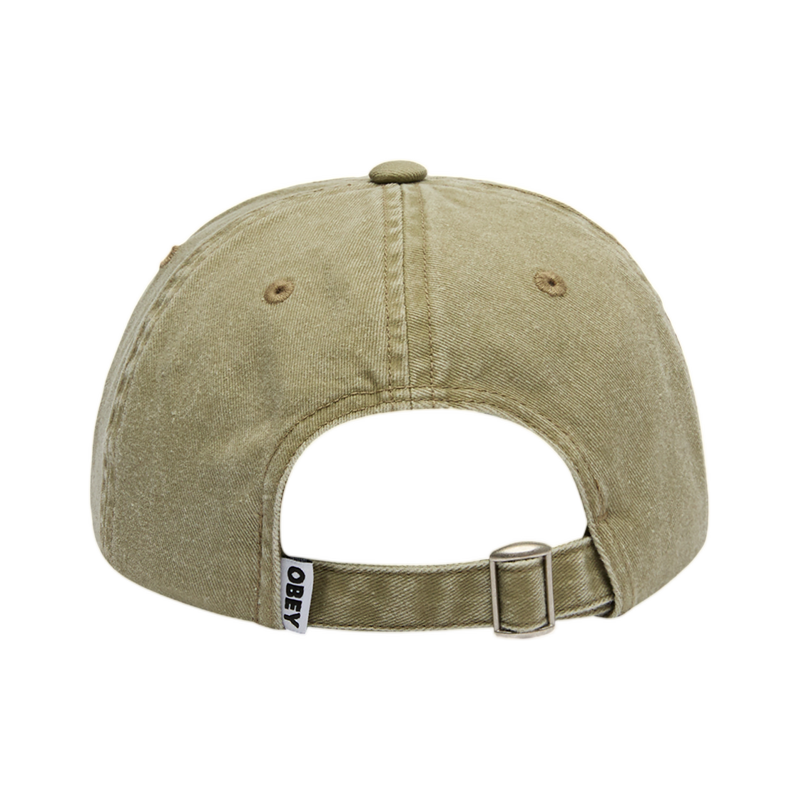 오베이 피그먼트 볼드 6 패널 스트랩백 피그먼트 카키(Obey Pigment Bold 6 Panel Strapback Pigment Khaki) - 2