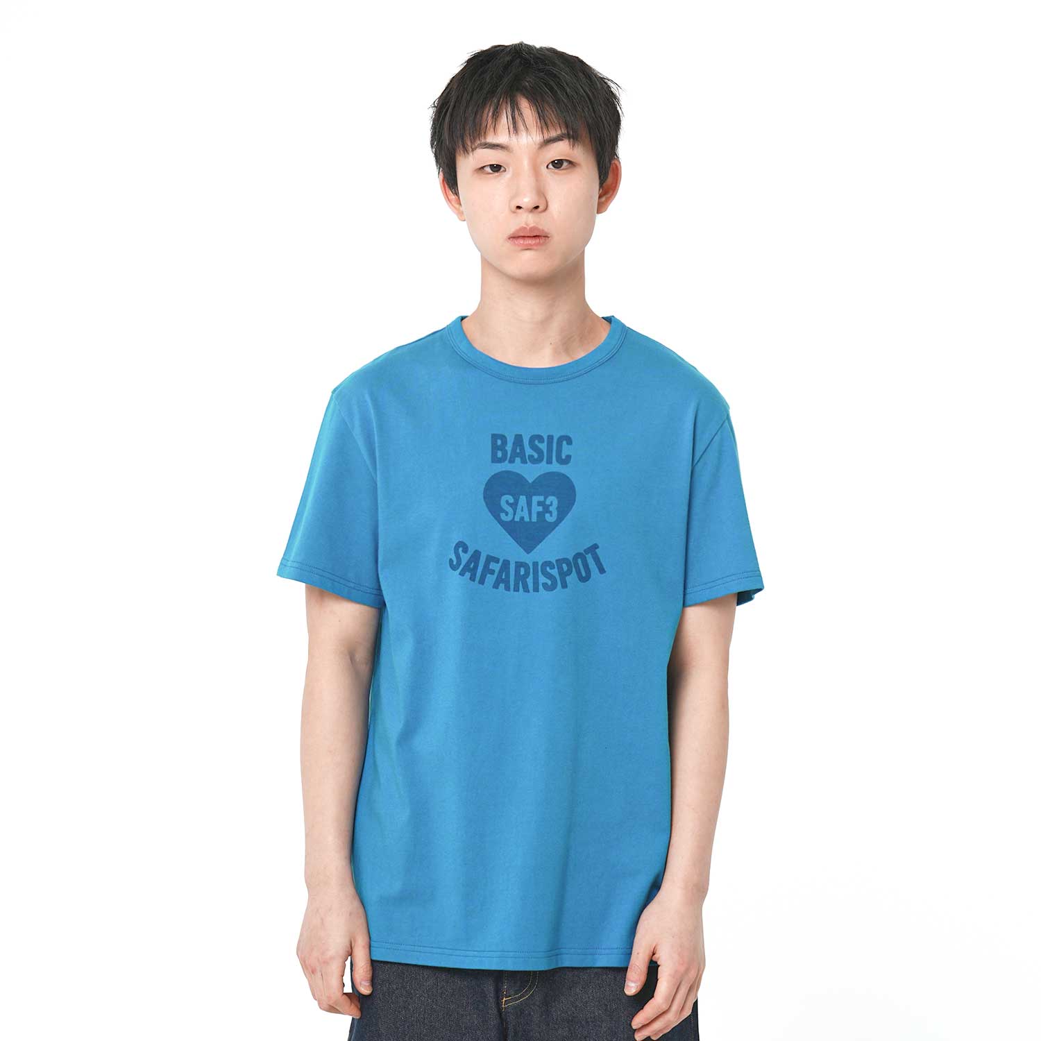 사파리스팟 사프3 러브 티셔츠 블루(Safarispot Saf3 Lov T-Shirt Blue) - 4
