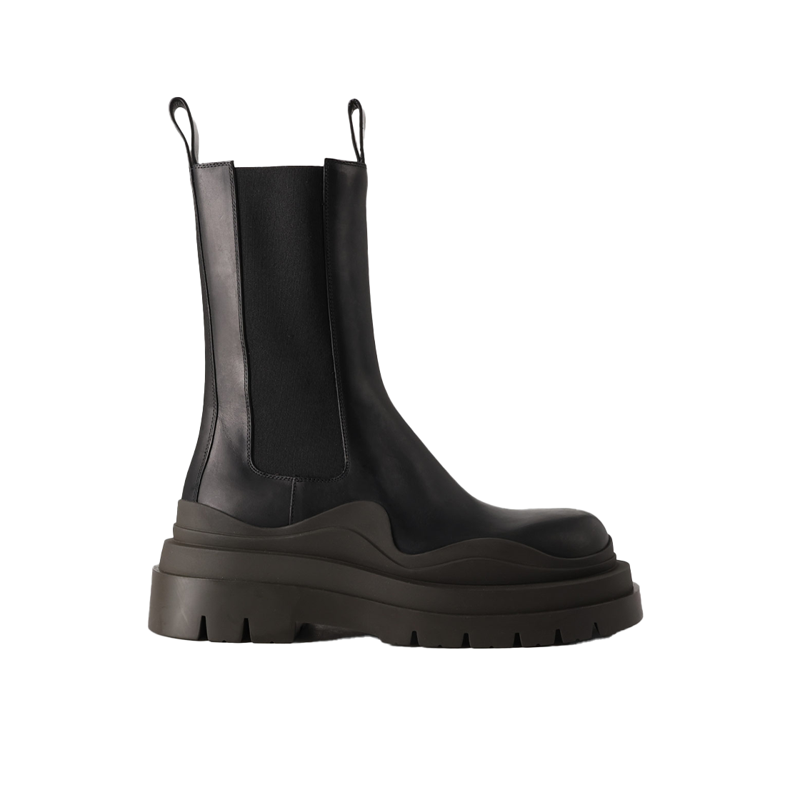 630284 VBS50 1291 [20% 쿠폰] Bottega Veneta Tire Boots Black Camping