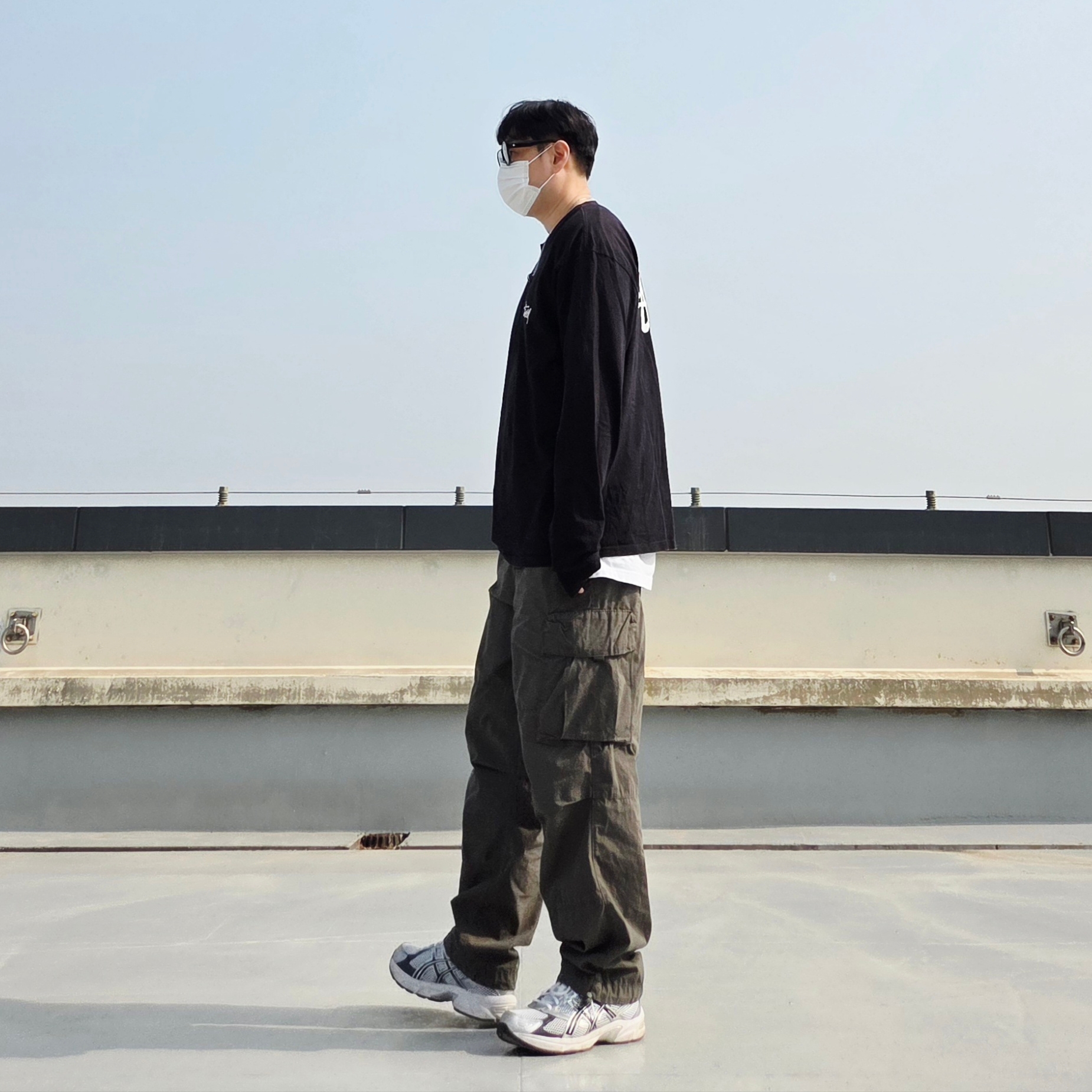 Stussy Basic Stussy LS T-Shirt Black, Diesel Dx1168040 Stainless Steel Double Pendant Necklace Silver ์ฐฉ์ฉ ์คํ์ผ - 2