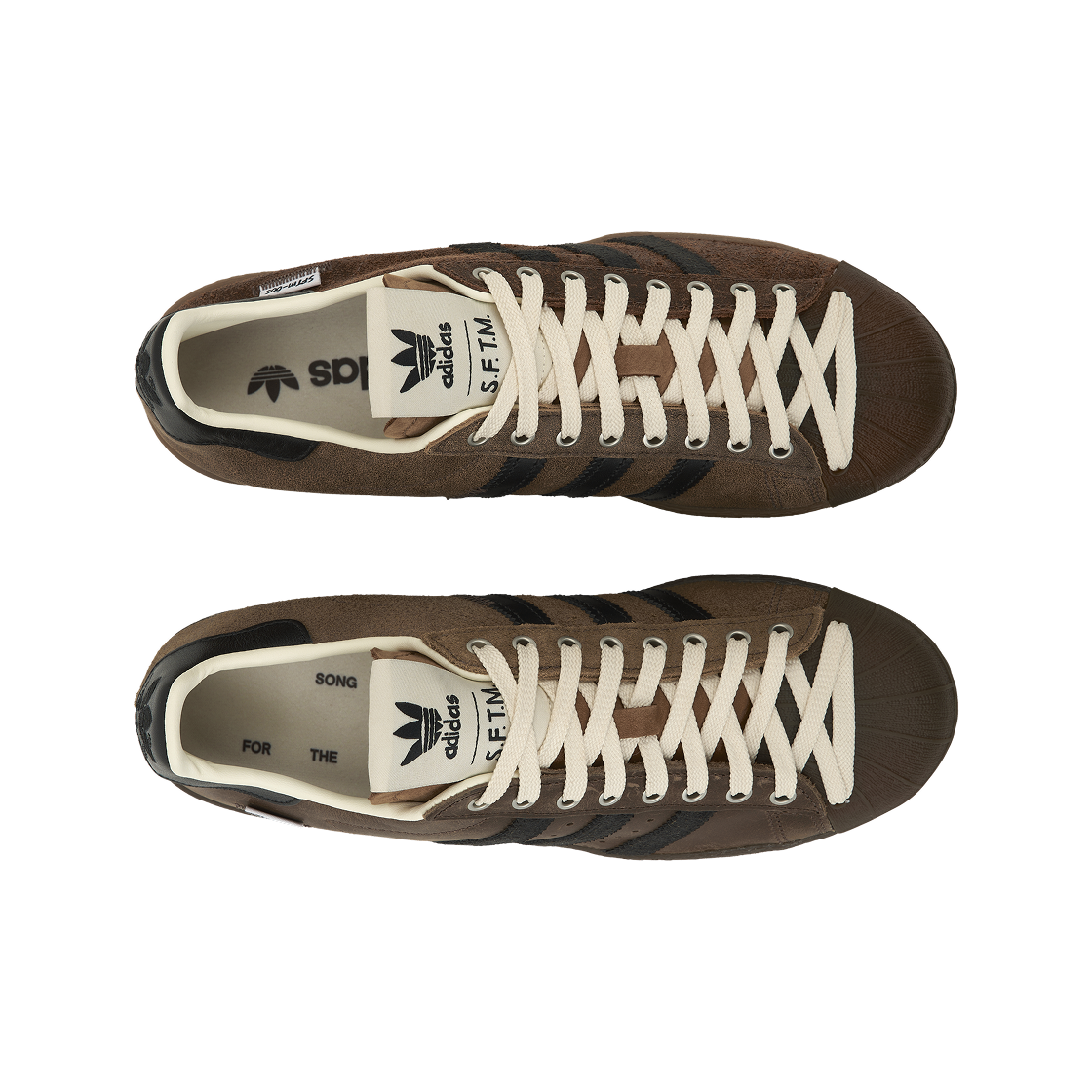 아디다스 x 송 포 더 뮤트 슈퍼스타 82 카키 코어 블랙(Adidas x Song for the Mute Superstar 82 Khaki Core Black) - 5