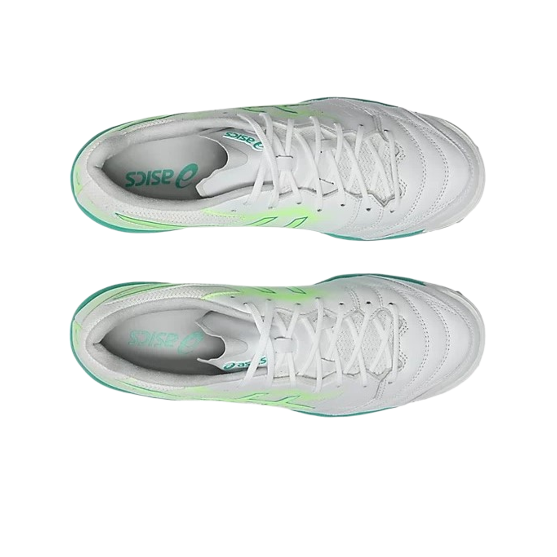 아식스 데스타기 K FF TF 화이트 일루미네이트 그린 - D 스탠다드(Asics Destaque K FF TF White Illuminate Green - D Standard) - 2