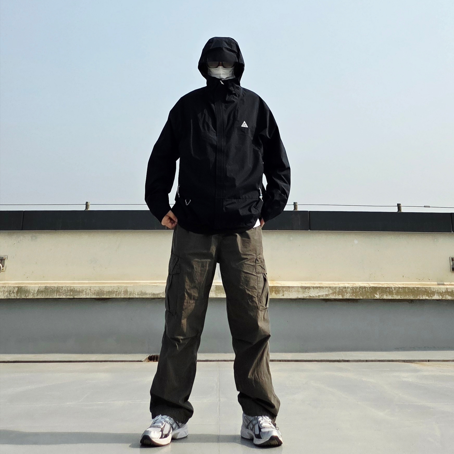 Nike ACG Storm-Fit ADV Cascade Rains Full Zip Jacket Black - Asia, Asics Gel-1130 White Black ์ฐฉ์ฉ ์คํ์ผ - 5