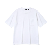 GU x Engineered Garments Dry Kanoko Cross Neck T-Shirt White