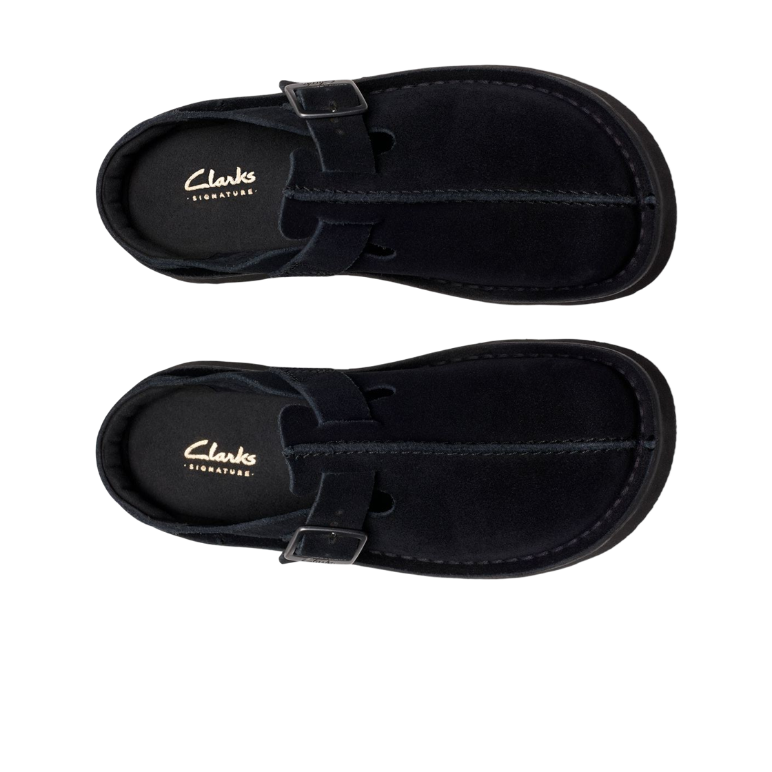 (W) 클락스 솔즈베리 뮬 블랙 스웨이드((W) Clarks Solsbury Mule Black Suede) - 2