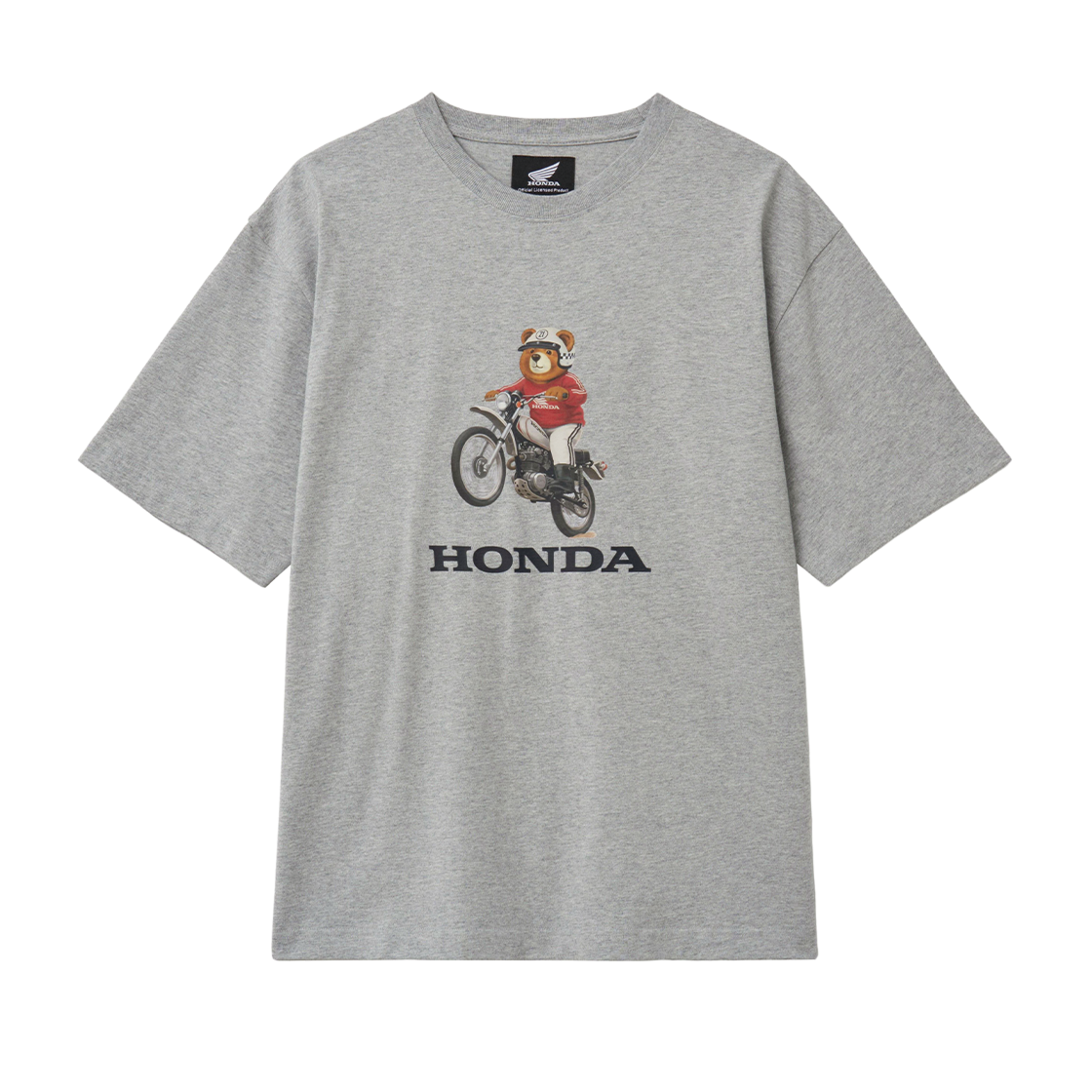 HGM1SS325BMG Honda Offroad Bear Short Sleeve Gray