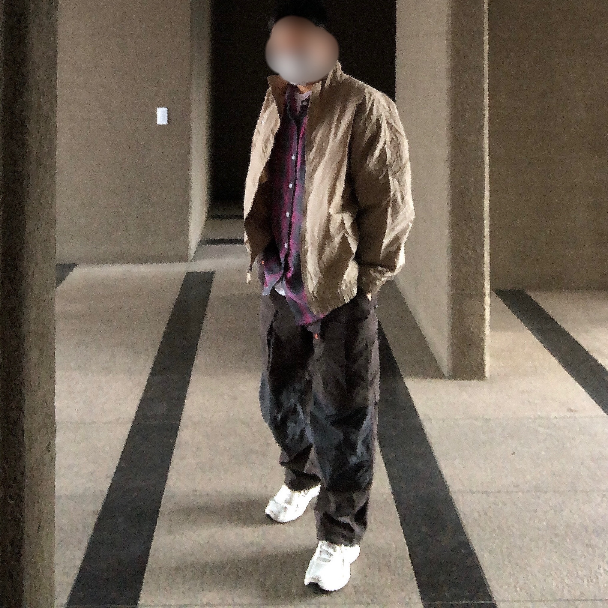 Nike M NRG Track Jacket Khaki, Nike ACG Smith Summit Cargo Pants Velvet Brown - Asia 착용 스타일 - 3