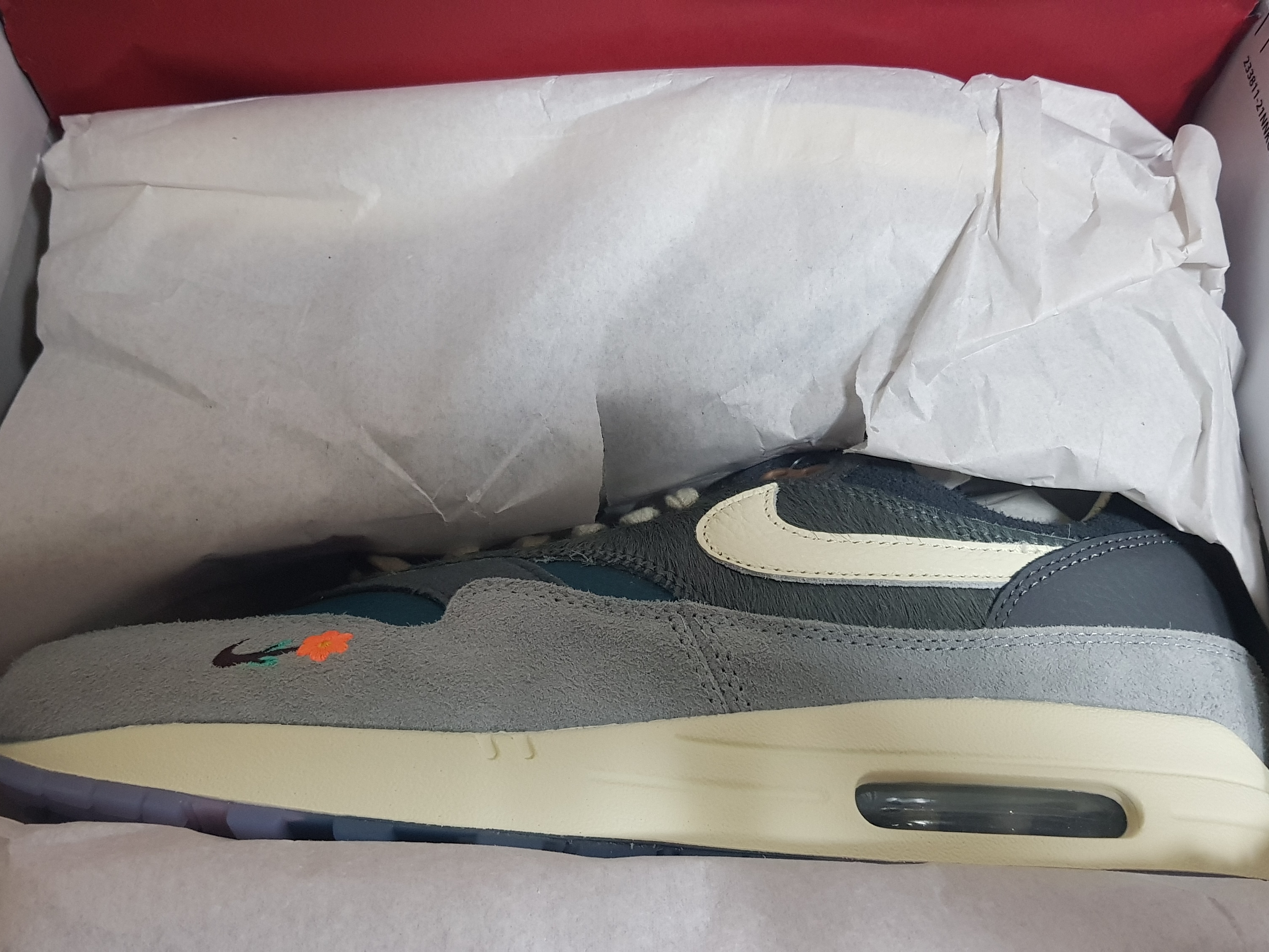 Nike x Kasina Air Max 1 SP Won-Ang Particle Grey 착용 스타일