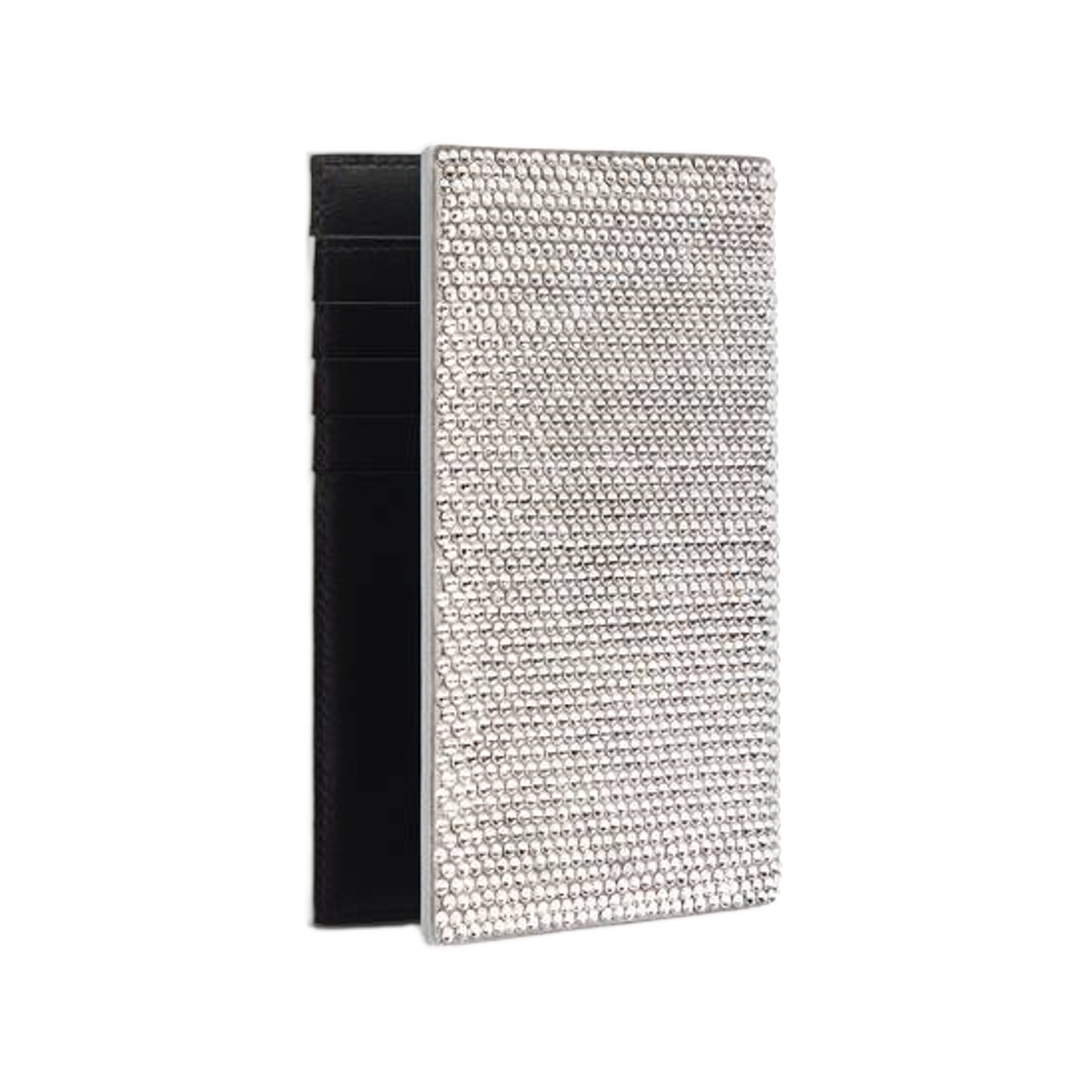 발렌시아가 패스포트 홀더 라인스톤 스모크 그레이(Balenciaga Passport Holder With Rhinestones In Smoke Grey) - 2