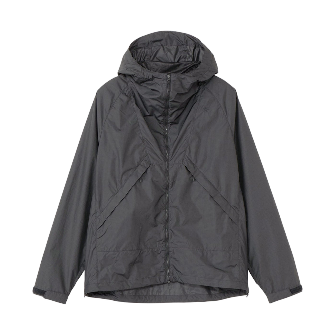 골드윈 립스탑 후디드 자켓 블랙(Goldwin Rip-stop Hooded Jacket Black)