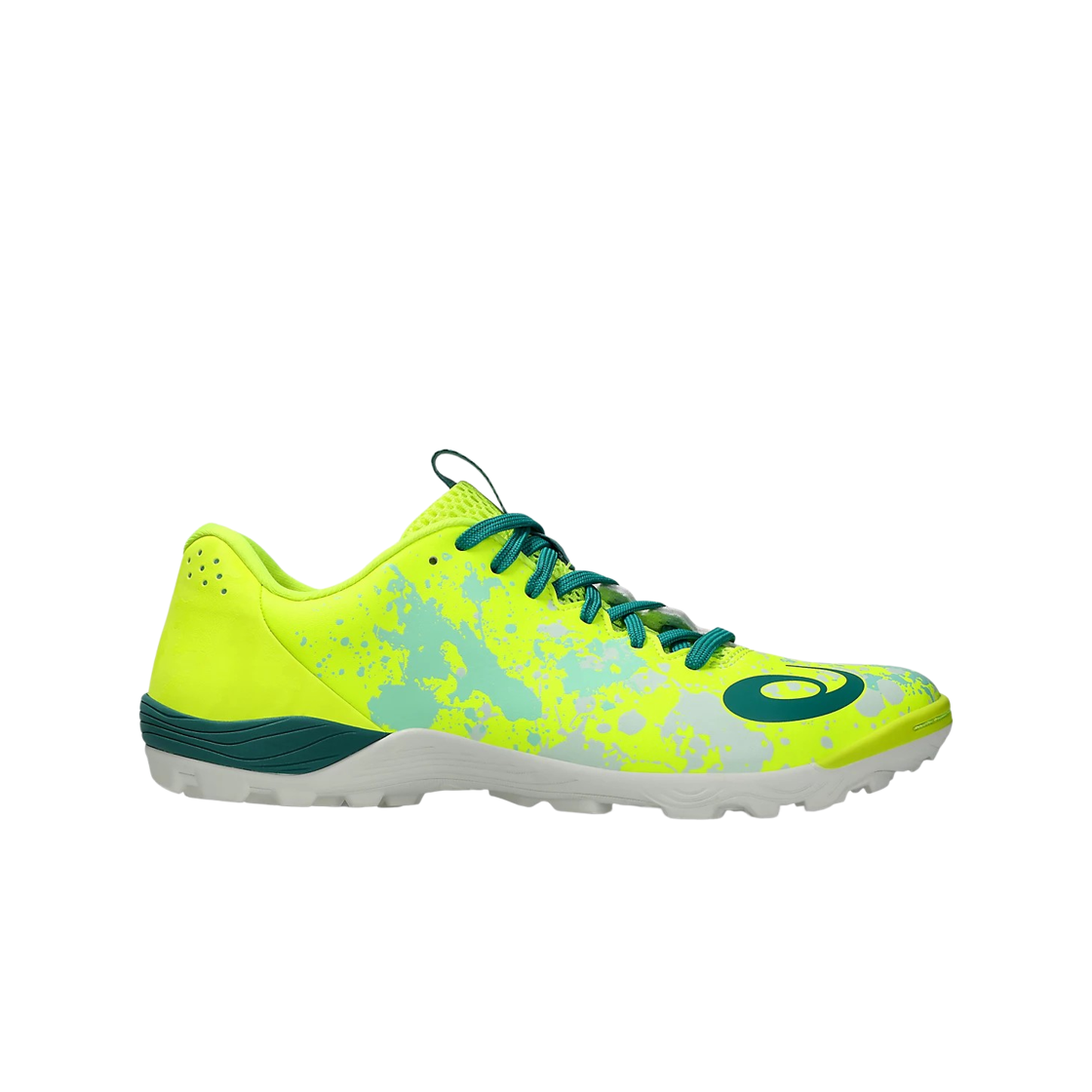 1113A045-750 Asics Toque 8 TF Safety Yellow Rainy Lake - D Standard