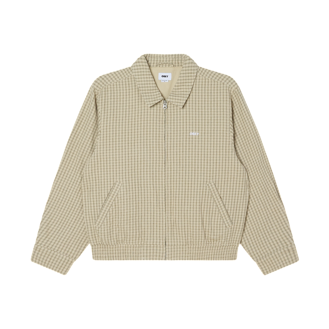 오베이 루터 블루종 자켓 애비 스톤 멀티(Obey Luther Blouson Jacket Abbey Stone Multi)