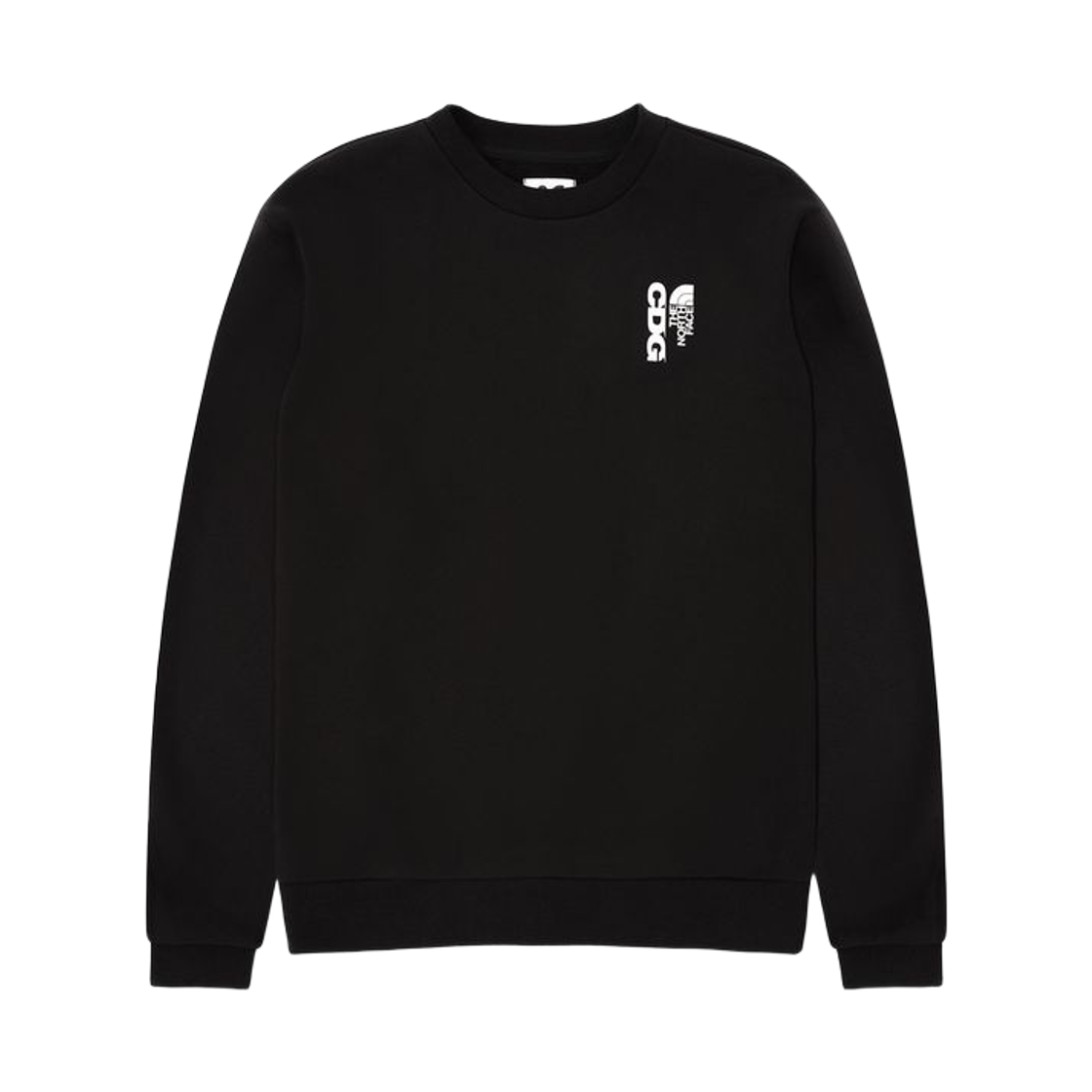 CDG x 노스페이스 스웨트 크루 블랙(CDG x The North Face Sweat Crew Black)