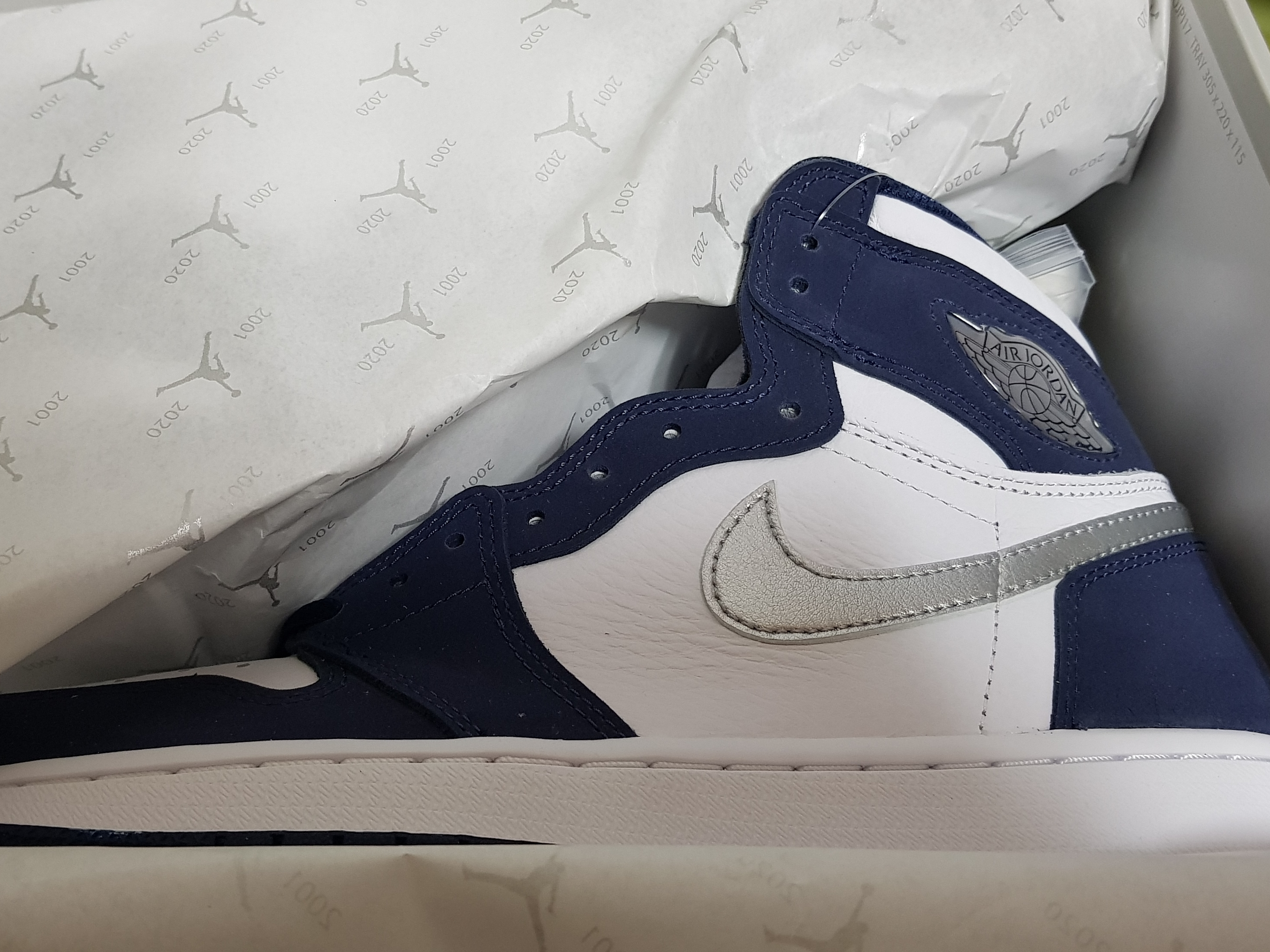 Jordan 1 Retro High OG CO.JP Midnight Navy 착용 스타일