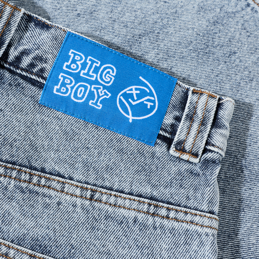 폴라스케이트 빅 보이 쇼츠 헤비 워시드 블루(Polar Skate Co. Big Boy Shorts Heavy Washed Blue) - 5