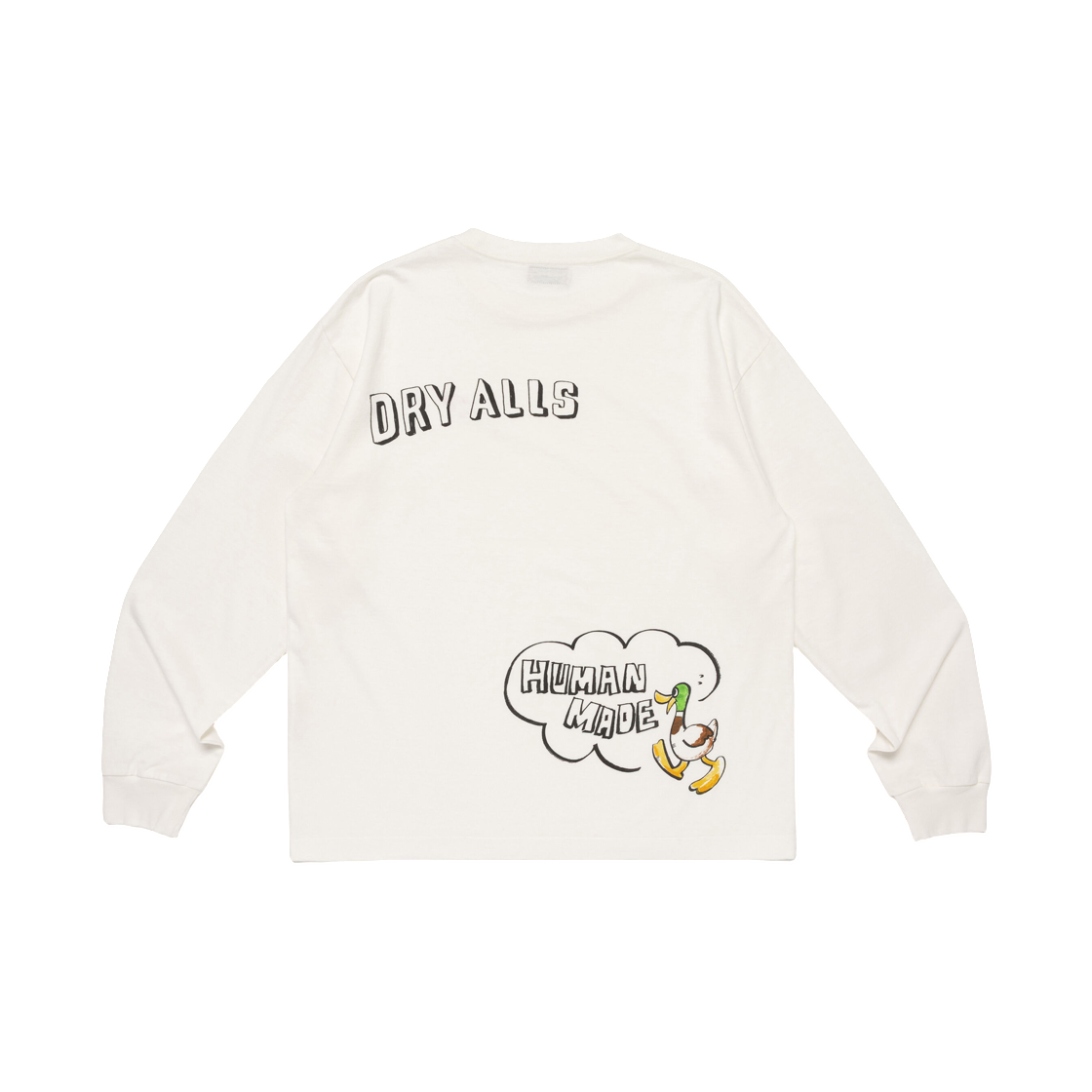 휴먼 메이드 그래픽 롱슬리브 티셔츠 화이트(Human Made Graphic L/S T-Shirt White) - 2