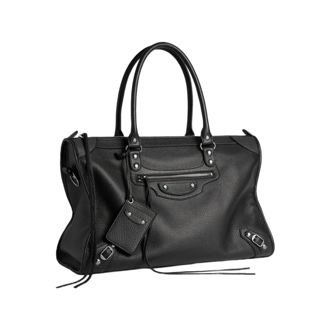 발렌시아가 르 시티 비즈니스 더플백 라지 블랙(Balenciaga Le City Business Duffle Bag Large In Black) - 2