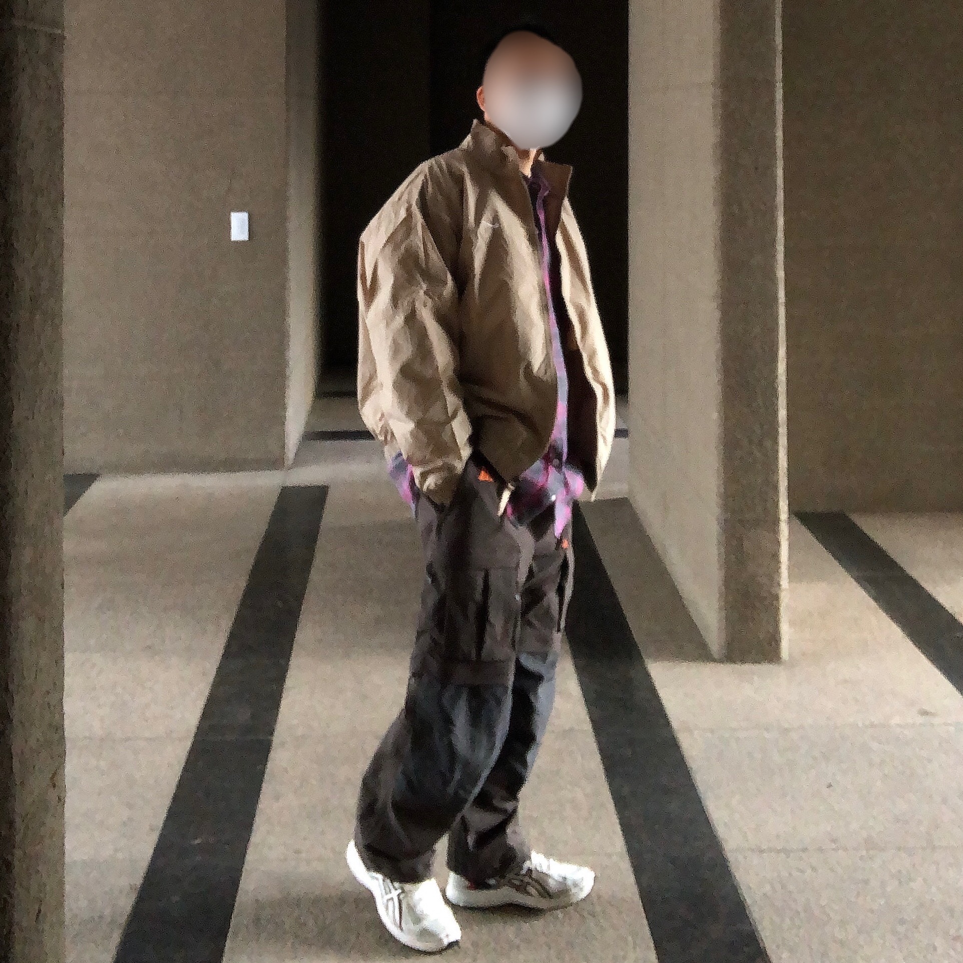 Nike M NRG Track Jacket Khaki, Nike ACG Smith Summit Cargo Pants Velvet Brown - Asia 착용 스타일 - 1