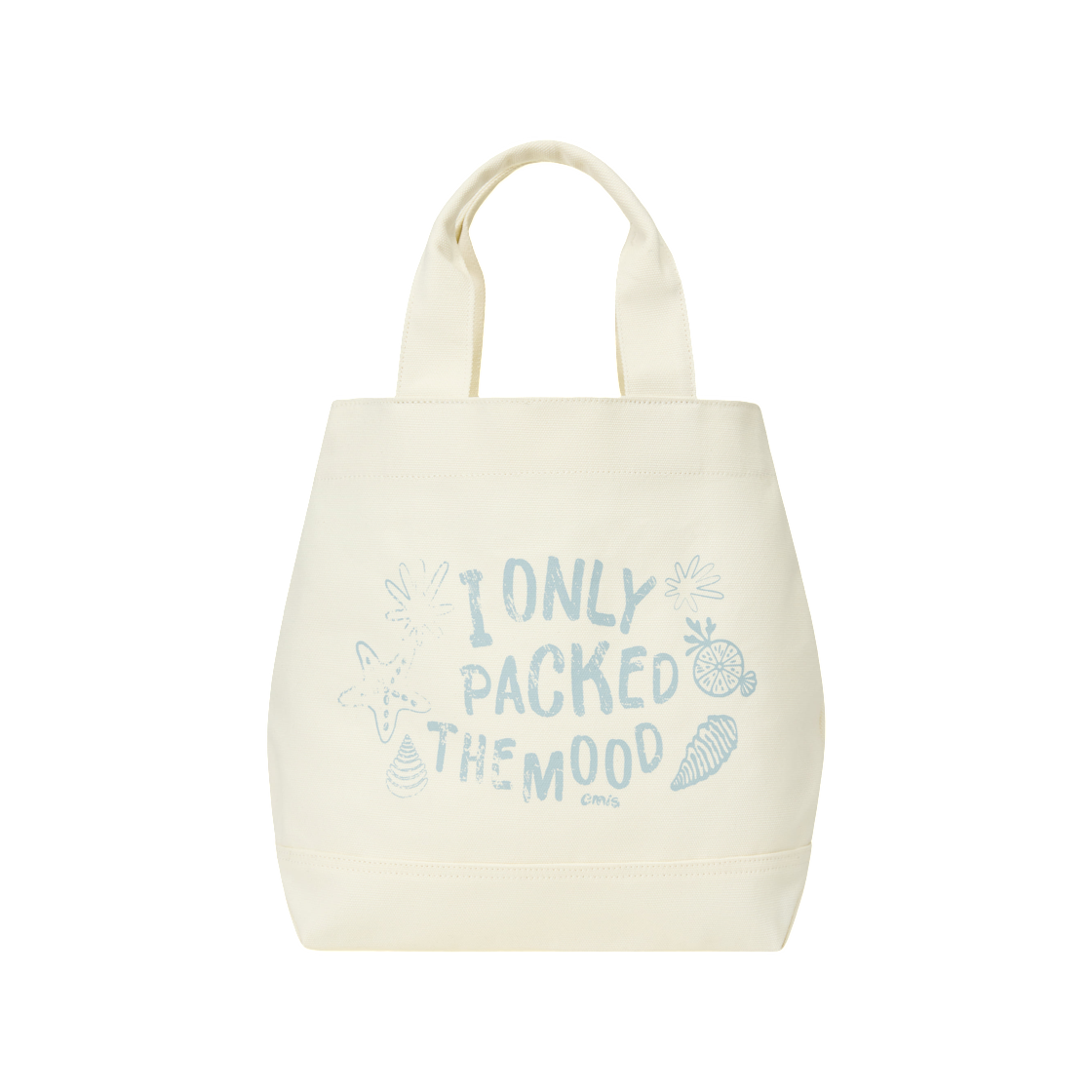 이미스 쿼트 코스탈 토트백 아이보리(Emis Quote Coastal Tote Bag Ivory) - 1