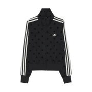 (W) Adidas Originals Satin Polka Dot Track Top Black - US Sizing