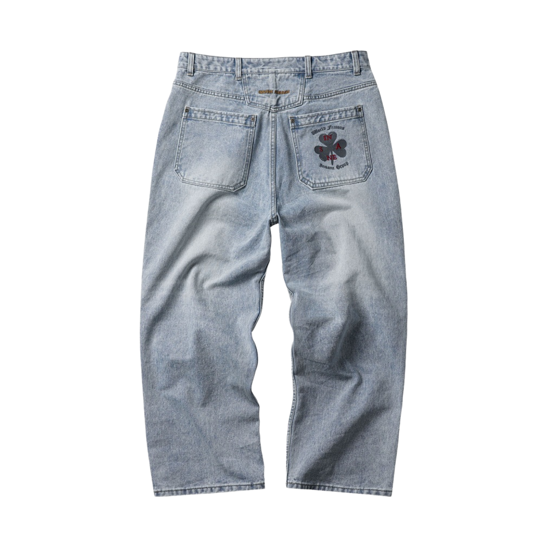 인세인개러지 인세인 그래픽 데님 팬츠 - 라이트 블루(INSANE GARAGE Insane Graphic Denim Pants_Light Blue)
