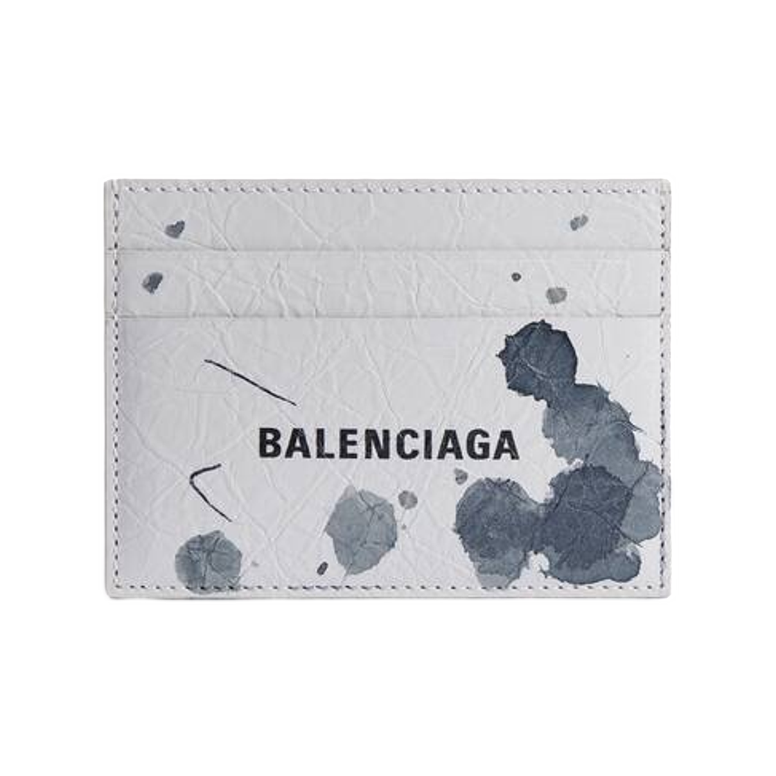 5943092ACBD1210 Balenciaga Cash Card Holder In Light Grey