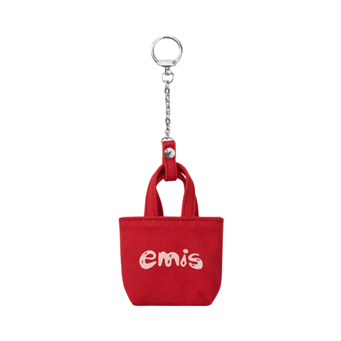 이미스 로고 토트백 키링 레드(Emis Logo Tote Bag  Keyring Red) - 1