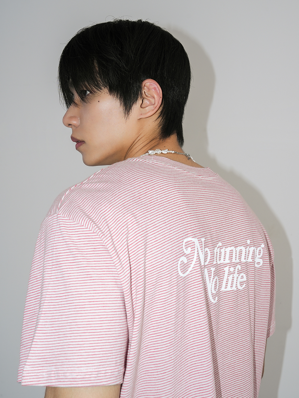 디아더생츄어리 NRNL ST 반팔 티셔츠 스피드 레드(THE ATHER SANCTUARY NRNL Stripe SS Tee Speed Red) - 5
