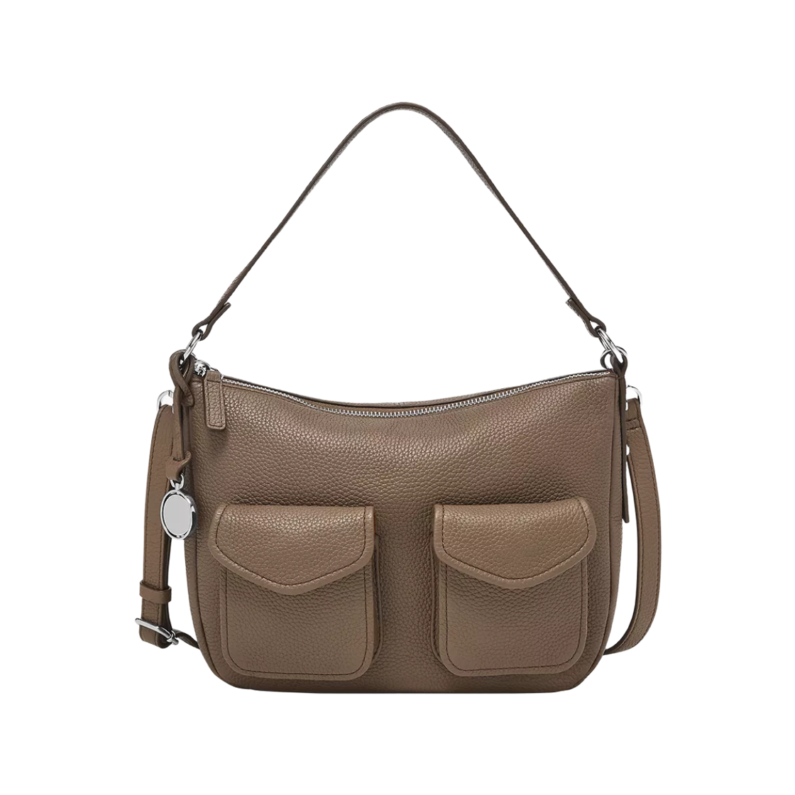 파슬 졸리 레더 카고 크로스바디백 스모크(Fossil Jolie Leather Cargo Crossbody Bag Smoke)