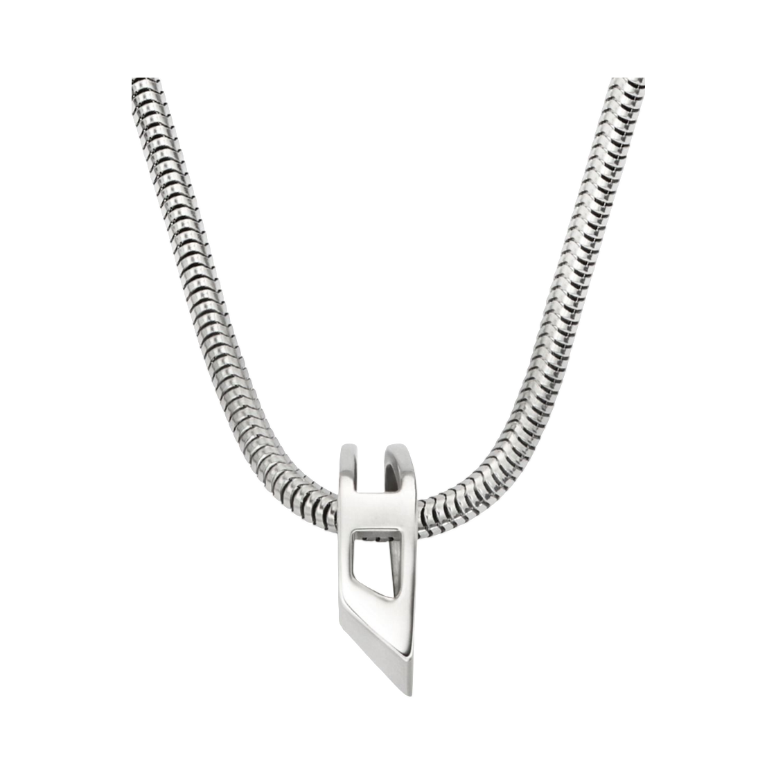 디젤 Dx167240 주얼리 스테인리스 스틸 체인 목걸이 실버(Diesel Dx167240 Jewellery Stainless Steel Chain Necklace Silver) - 2