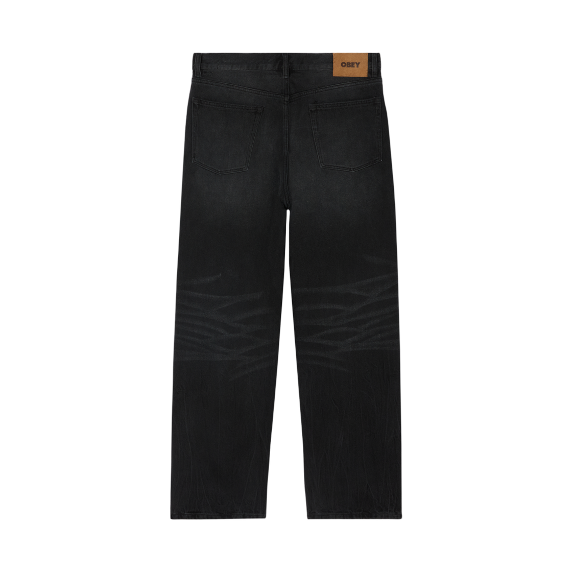 오베이 클래식 배기 빈티지 데님 헤비 빈티지 블랙(Obey Classic Baggy Vintage Denim Heavy Vintage Black) - 2